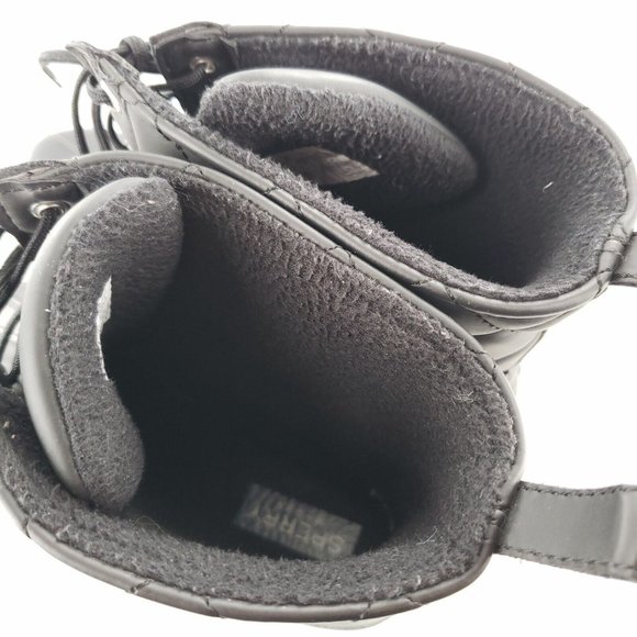 Sperry Top-Sider Quilted Waterproof Duck Boots Womens 9 Black - Picture 12 of 13